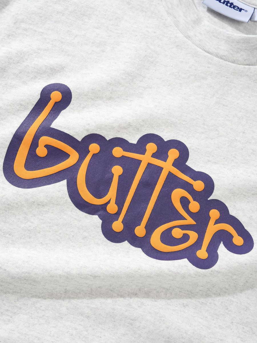 BUTTER GOODS — Футболка Connection Tee Ash Grey