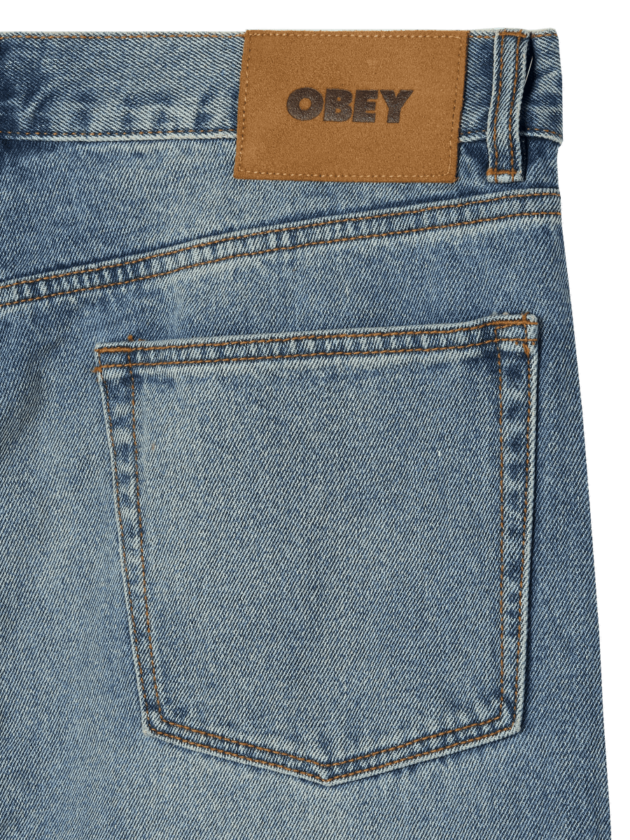 OBEY — Джинсы Classic Baggy Denim Heavy Vintage Light Indigo