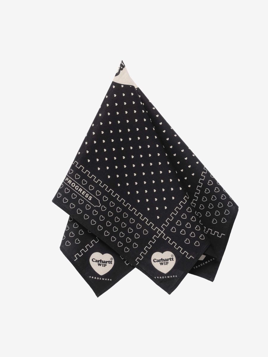 CARHARTT WIP — Бандана Heart Print Black