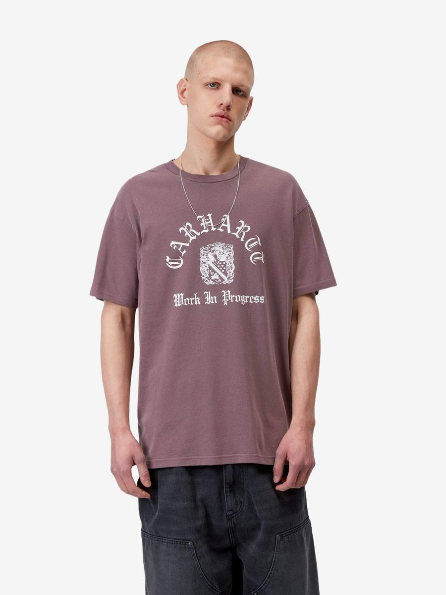 CARHARTT WIP — Футболка S/S Coat Of Arms Cozy Purple GD