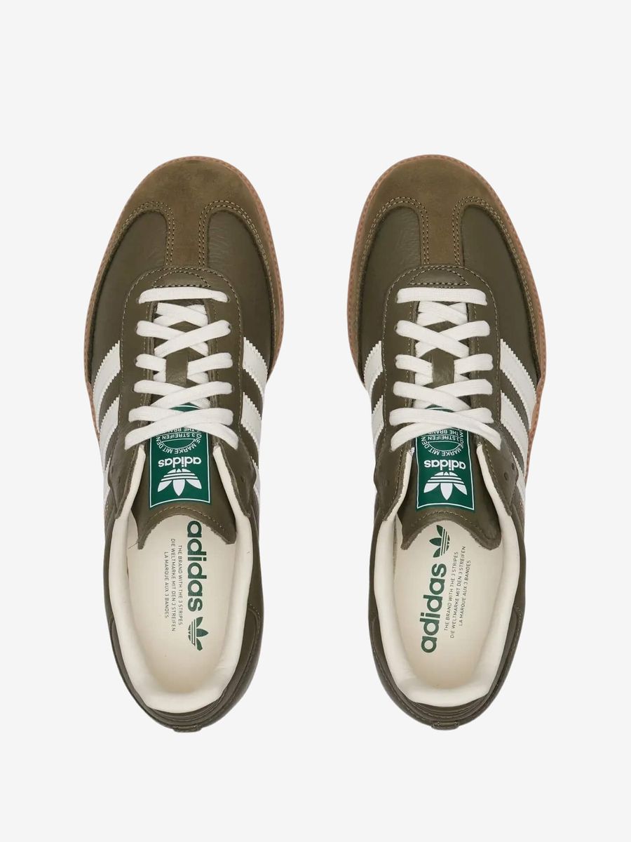 ADIDAS ORIGINALS — Кроссовки Samba Dark Khaki/Off White/Gum