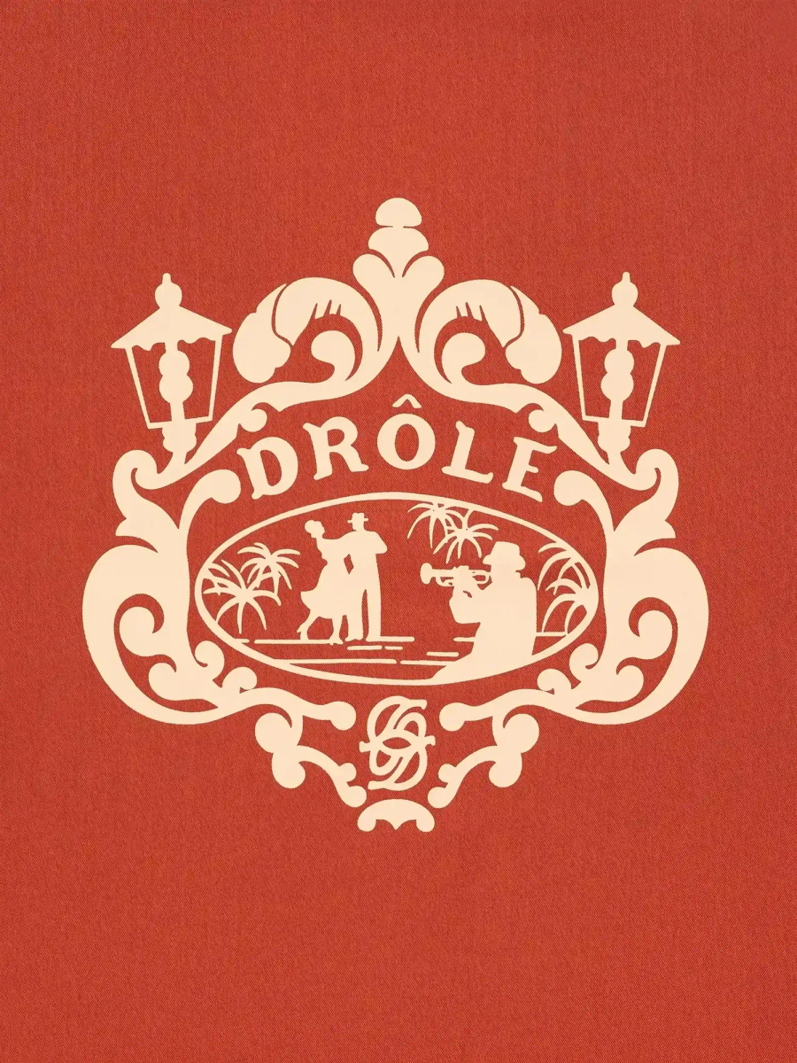 DRÔLE DE MONSIEUR — Рубашка Chemise Brodée Danseurs Brick