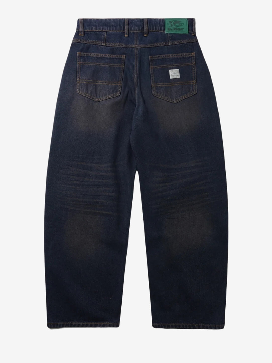 BUTTER GOODS — Джинсы Wide Cut Denim Jeans Tinted Dark Indigo