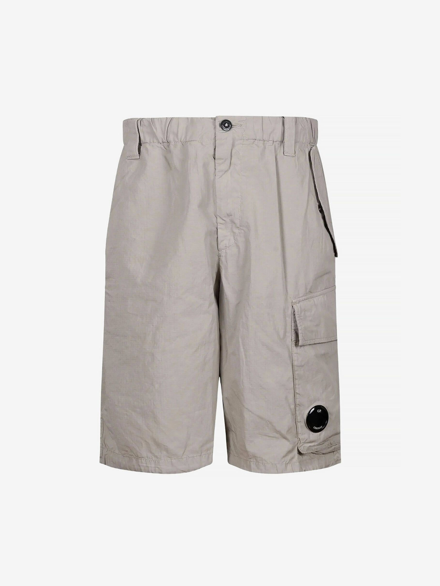 C.P. COMPANY — Шорты Cotton Rip-Stop Loose Lens Cargo Dove