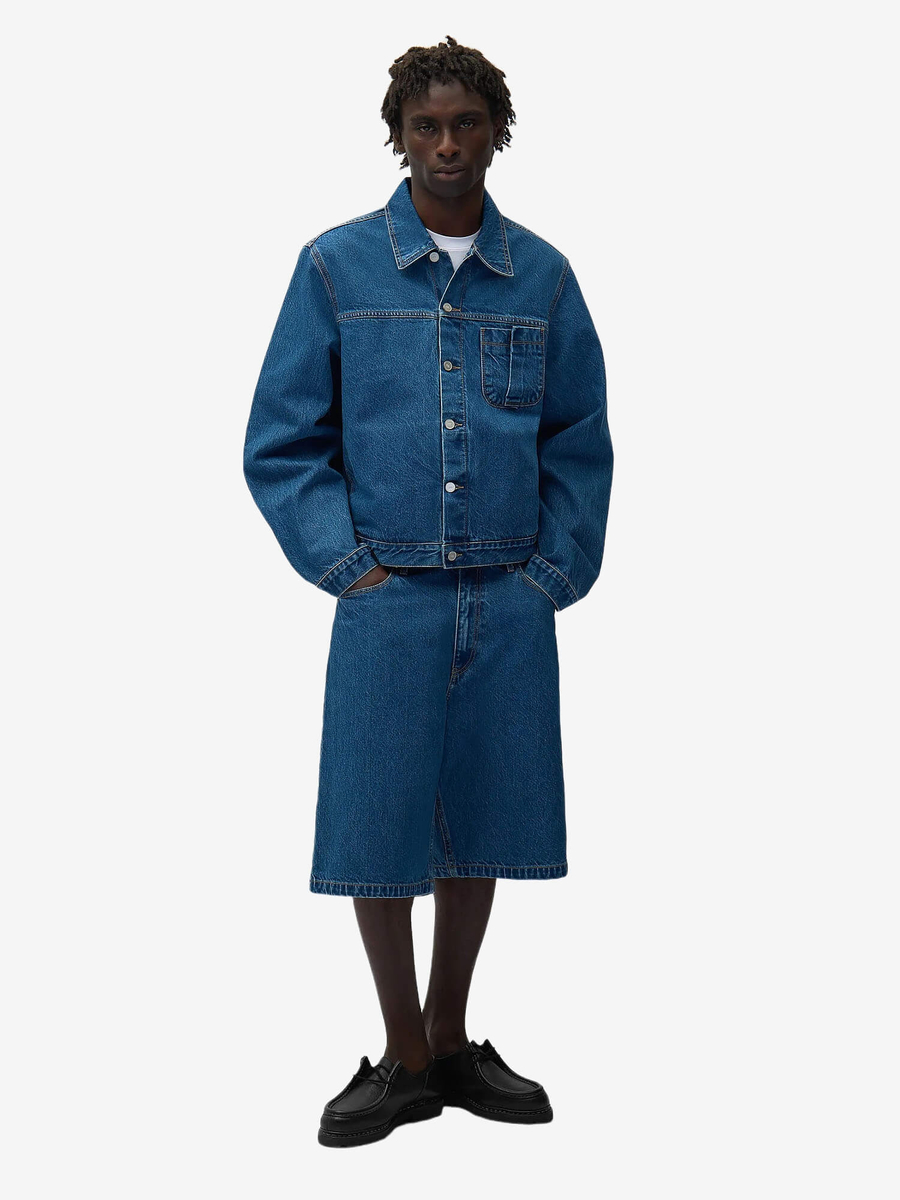 ARTE ANTWERP — Шорты Round Pocket Denim Short RAW Denim