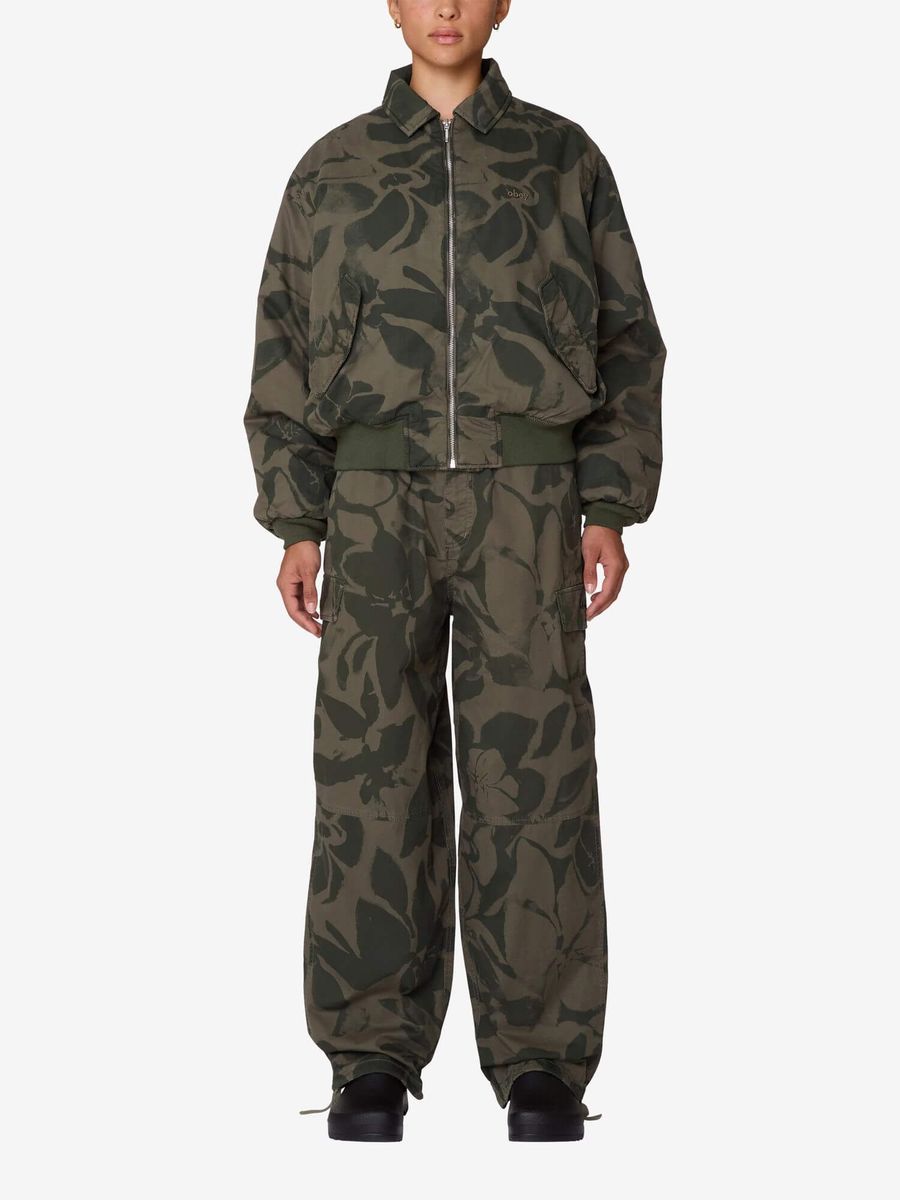 OBEY — Куртка W Florien Bomber Green Multi