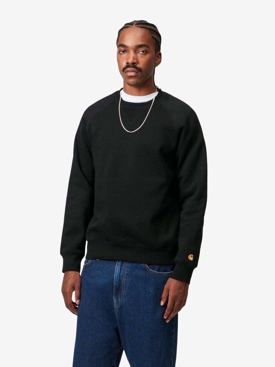 CARHARTT WIP — Свитшот Chase Black/Gold