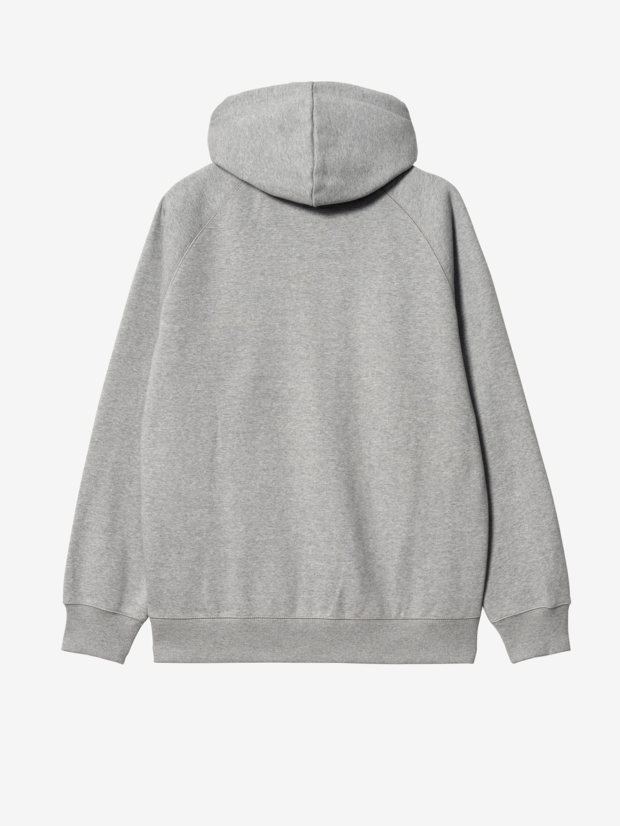 CARHARTT WIP — Худи Zip Chase Grey Heather/Gold