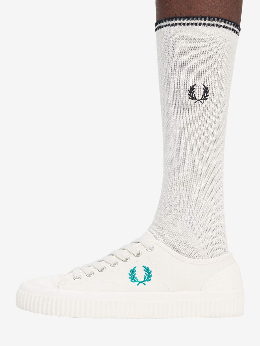 FRED PERRY — Обувь Low Hughes Light Ecru/Green