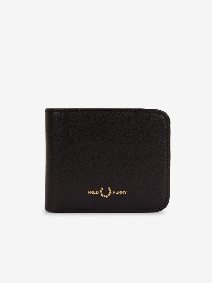 FRED PERRY — Кошелек Smooth Leather Billfold Wallet Black