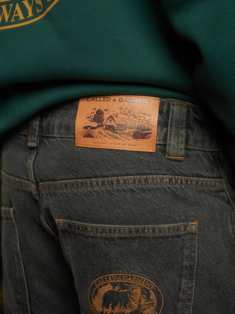 CALLED A GARMENT — Джинсы Pastoral Wide Black Washed