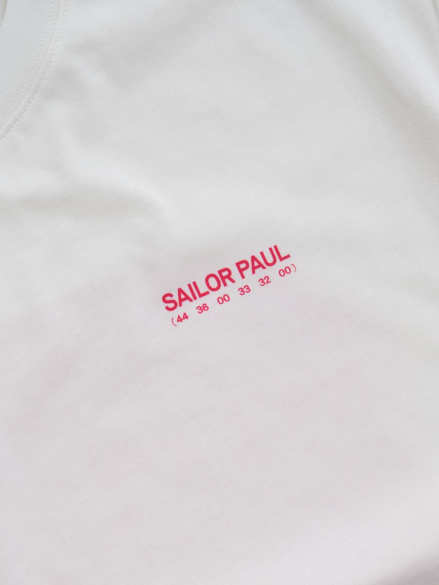 SAILOR PAUL — Футболка Marking Mash Экрю