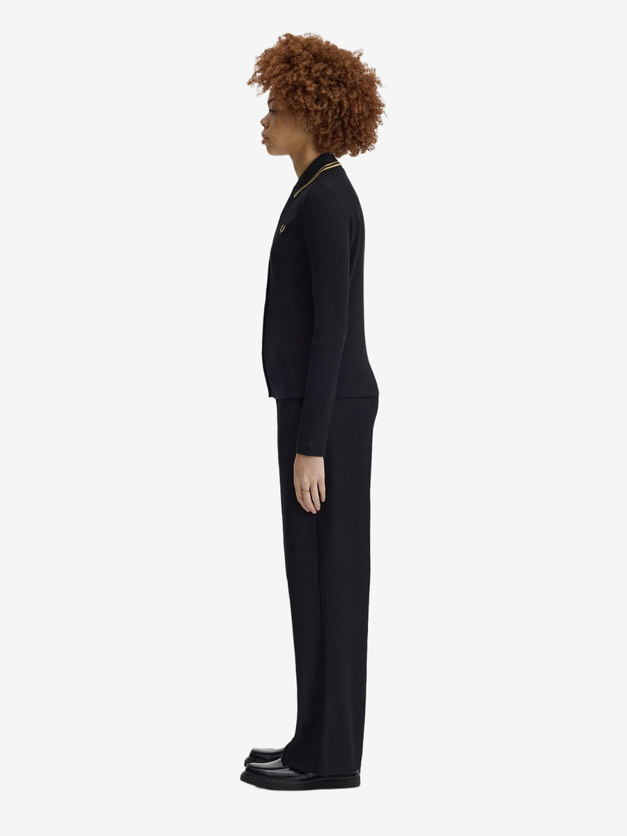 FRED PERRY — Штаны Rib Tricot Trousers Black