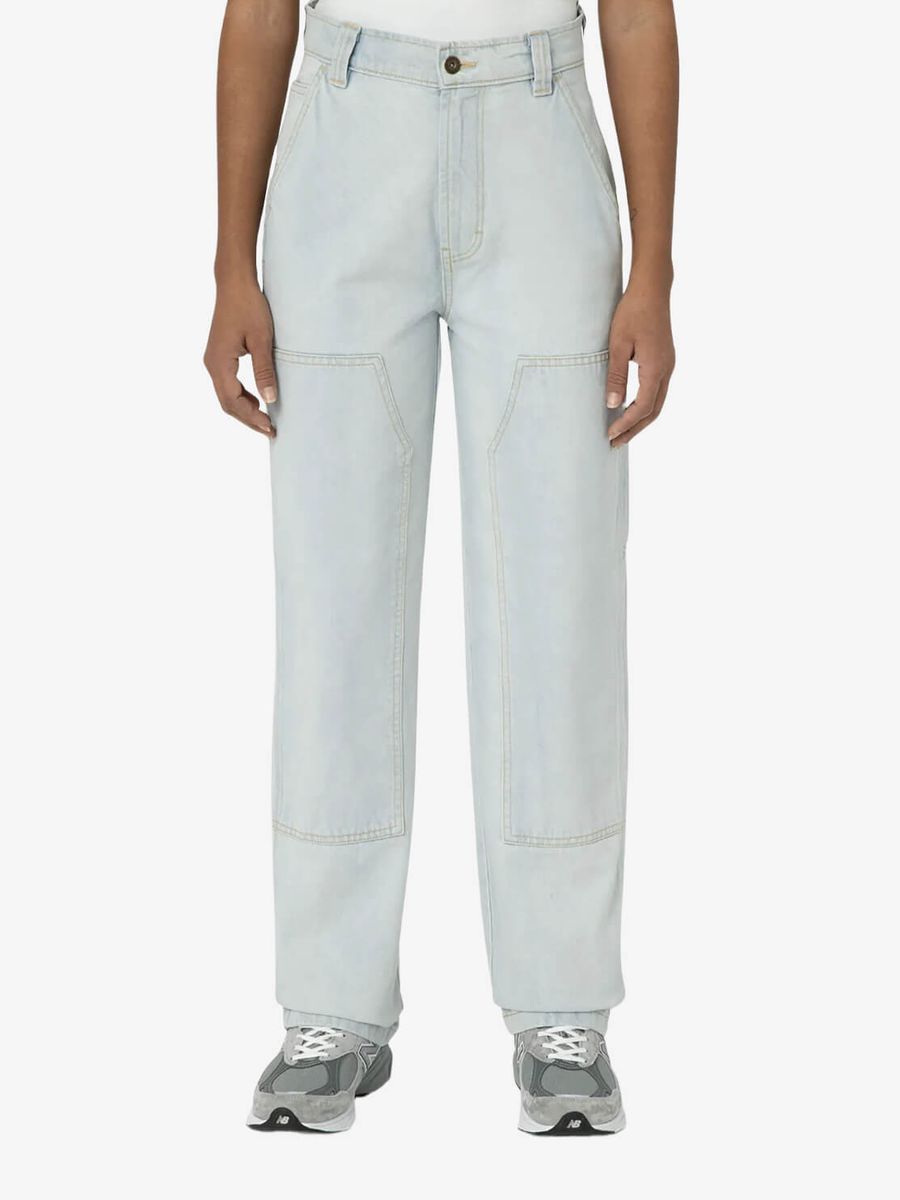 DICKIES — Джинсы W' Madison Double Knee Ultra Light Washed Blue