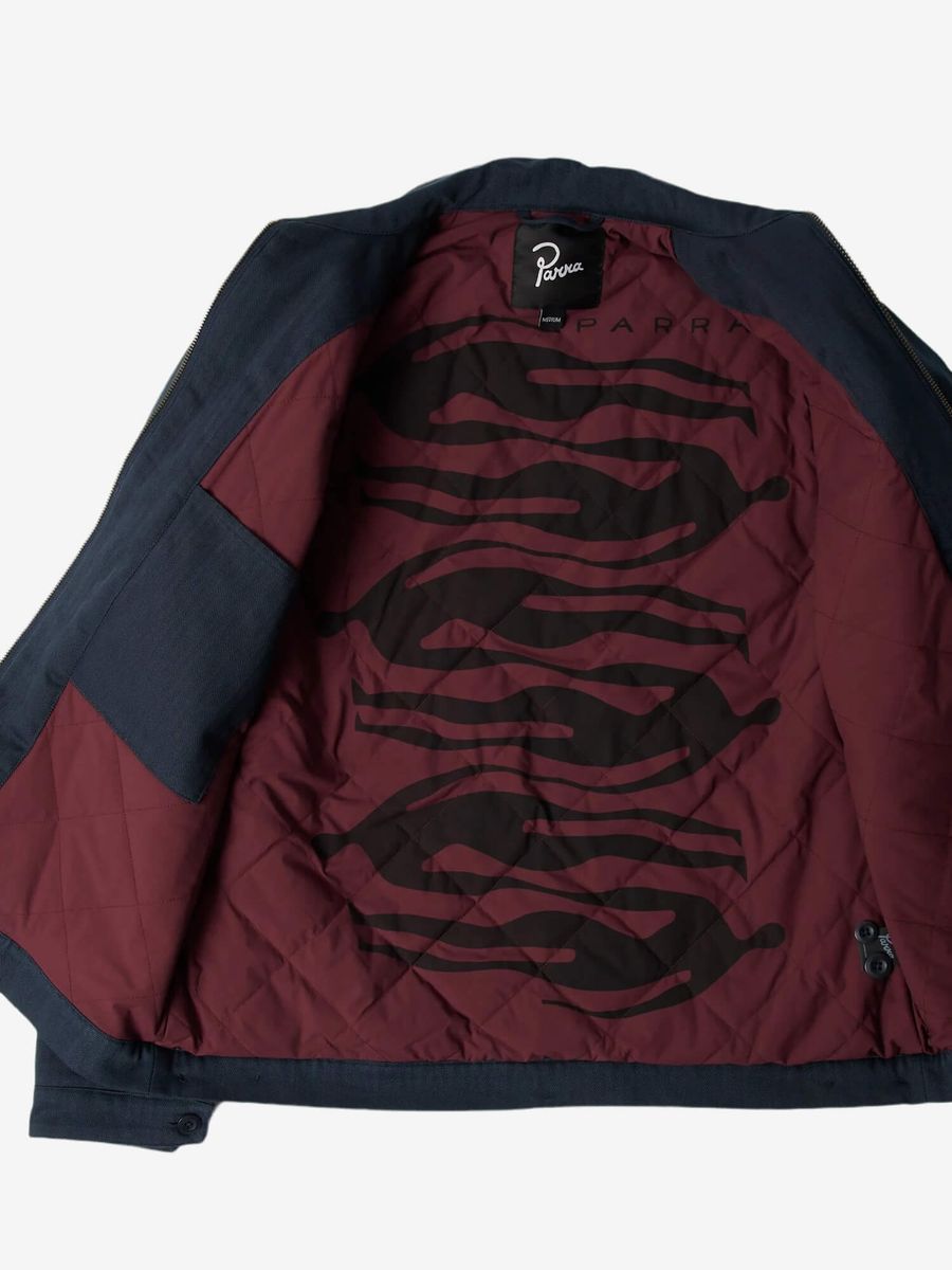 BY PARRA — Куртка Pumping Gas Jacket Navy Blue