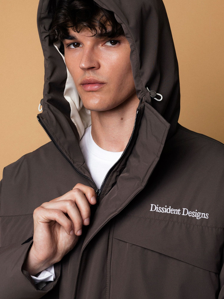 DISSIDENT — Куртка Shell Jacket DD Warm Shell Jacket in Brown