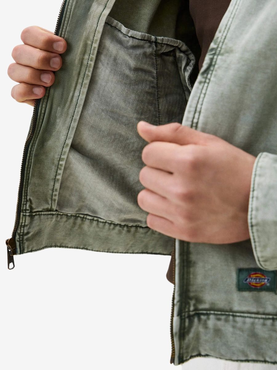 DICKIES — Куртка Newington Stone Wash Light Green