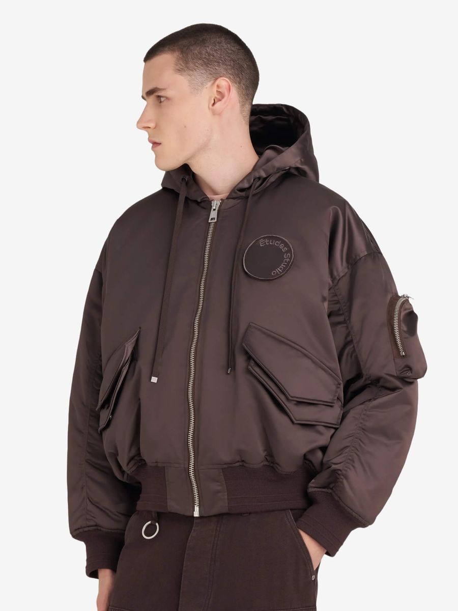 ÉTUDES STUDIO — Куртка Oversized Bomber Jacket Shale