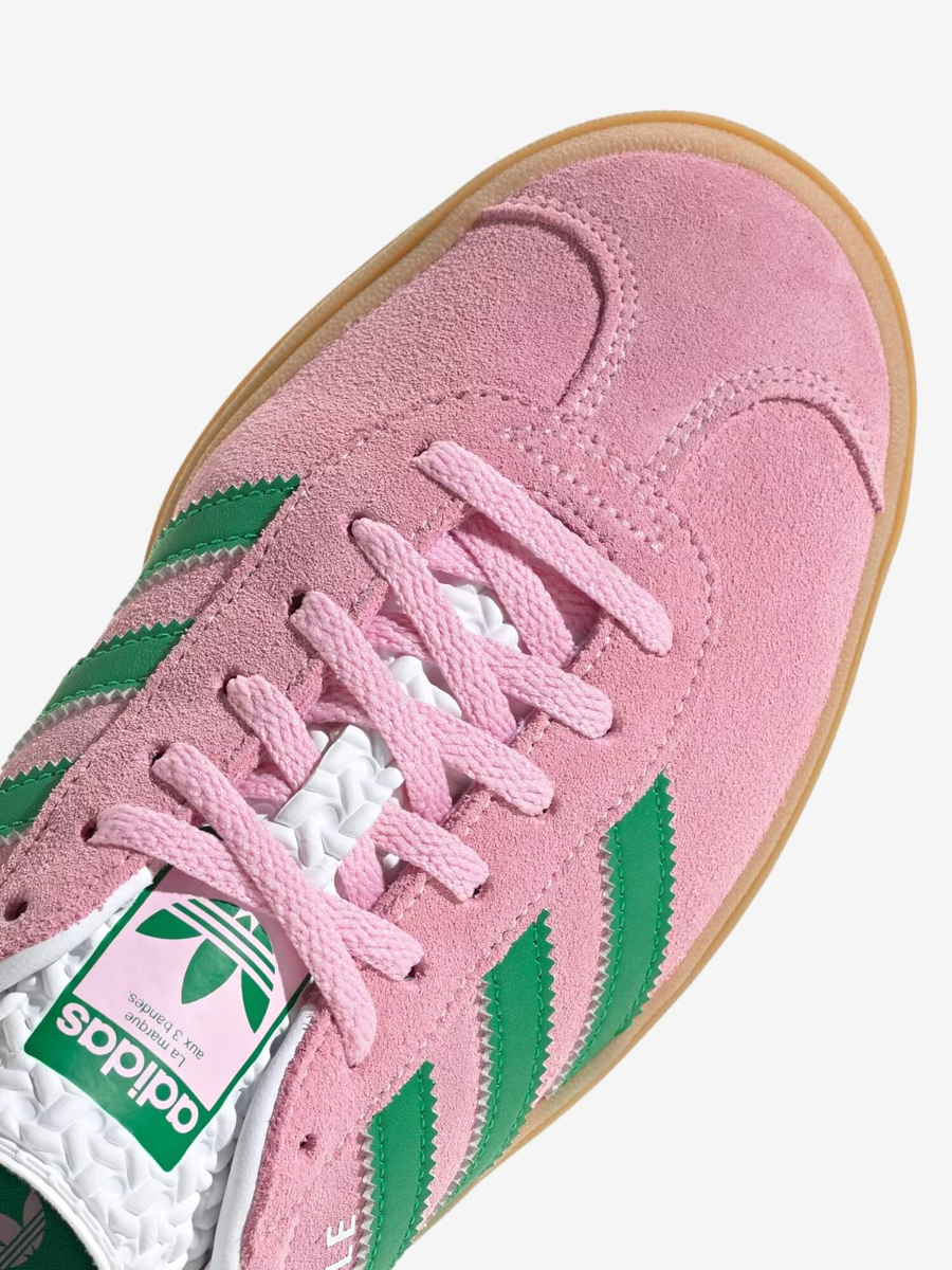ADIDAS ORIGINALS — Gazelle Bold True Pink/Green/White