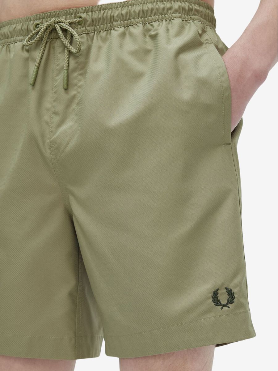 FRED PERRY — Шорты Classic Swimshorts Olive Mint