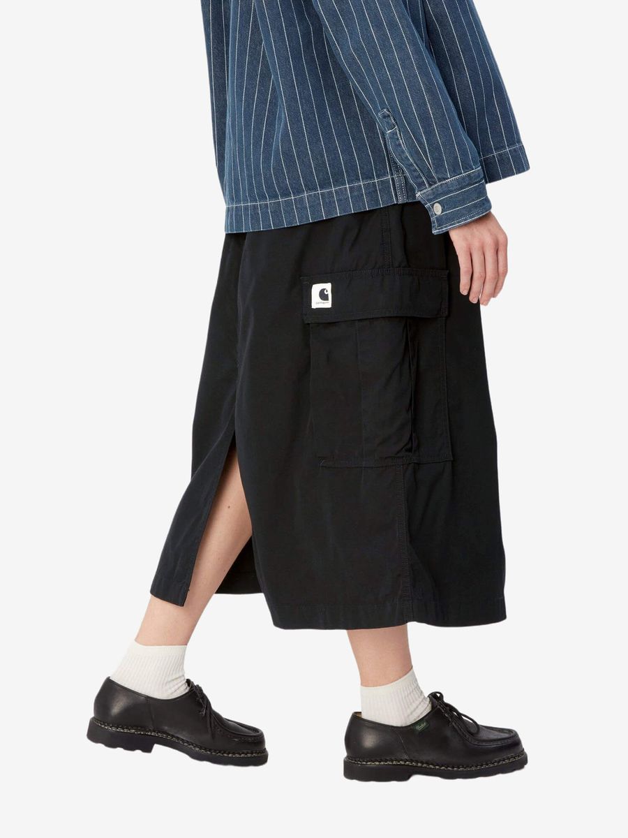 CARHARTT WIP — Юбка Jet Cargo Black (Rinsed)