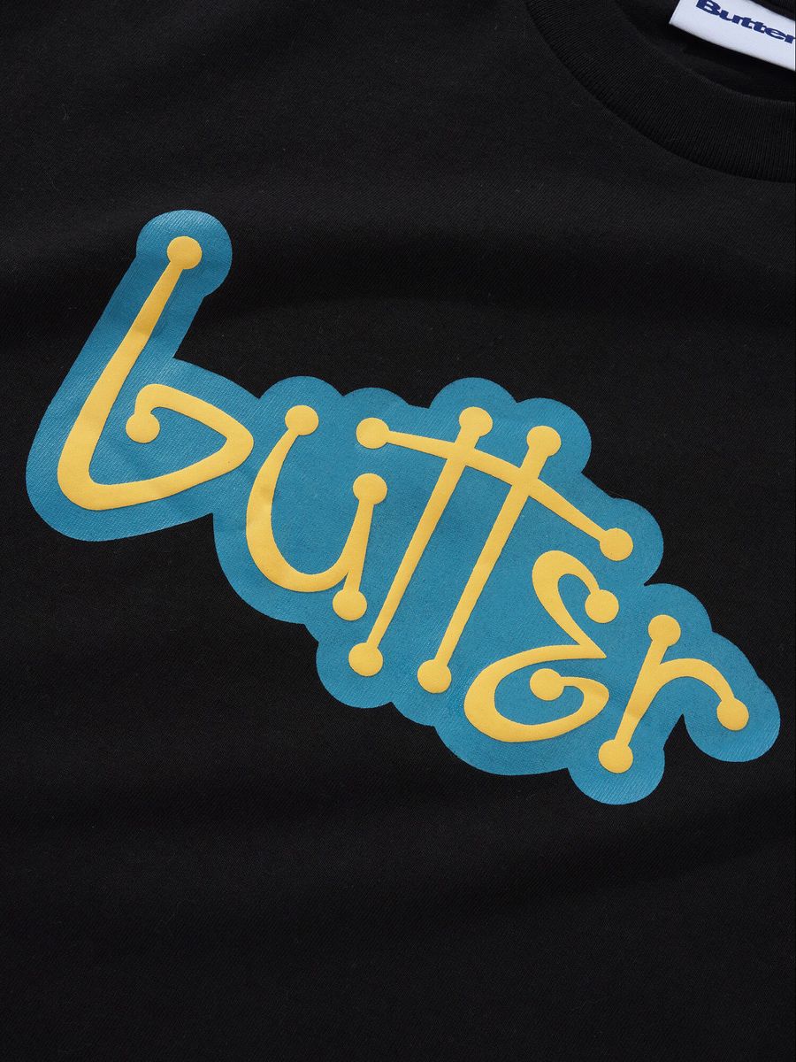 BUTTER GOODS — Футболка Connection Tee Black