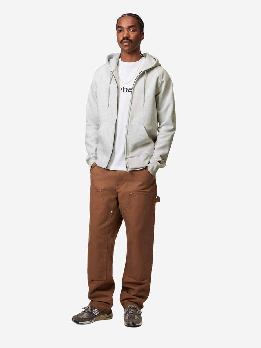CARHARTT WIP — Zip-Худи Chase Ash Heather/Gold