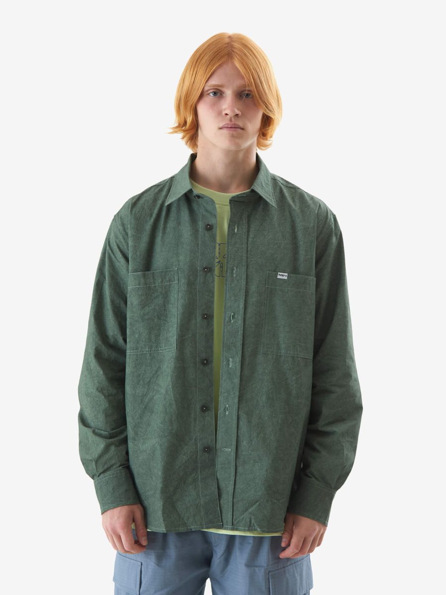 МЕЧ — Рубашка ss24 Shirt Dyed Forest Green