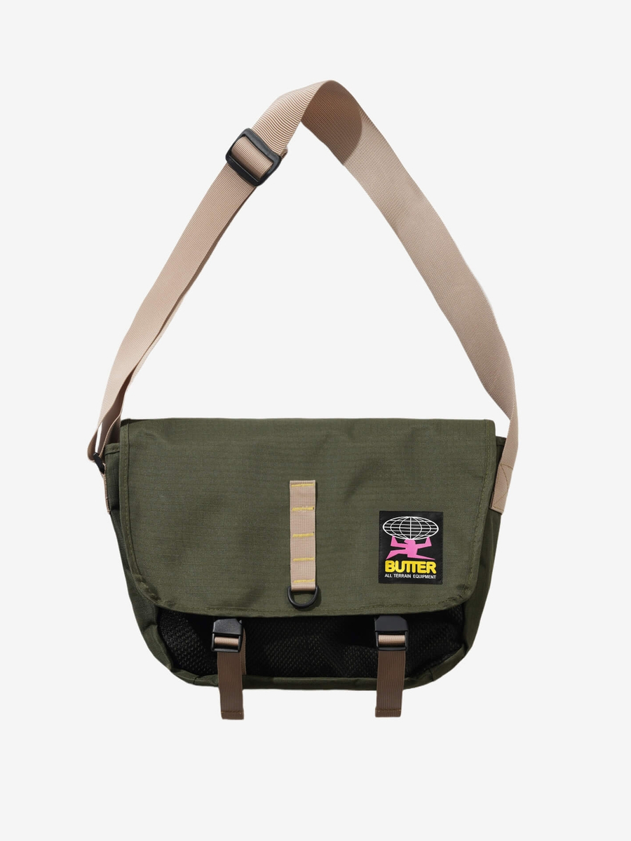 BUTTER GOODS — Сумка Commute Bag Olive/Khaki Ripstop