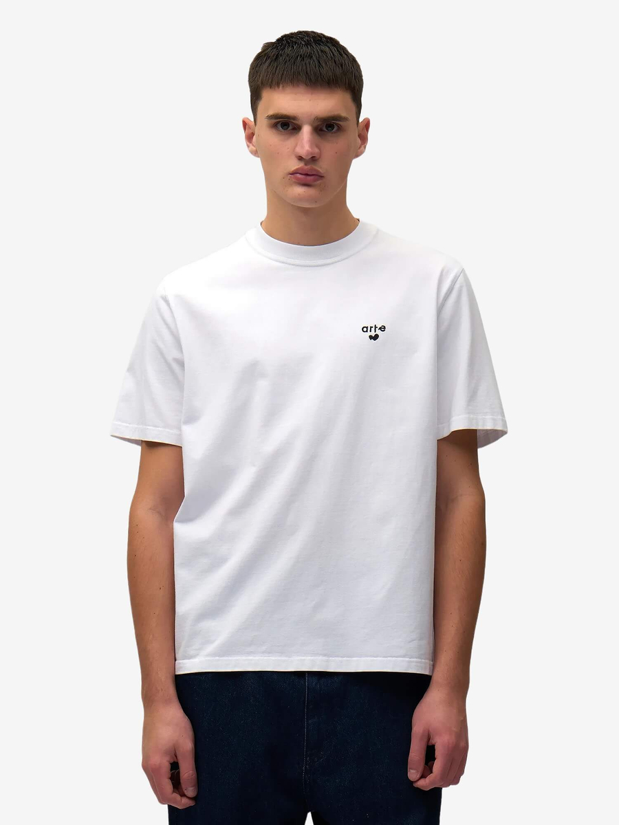 ARTE ANTWERP — Футболка Heart Logo Tee White