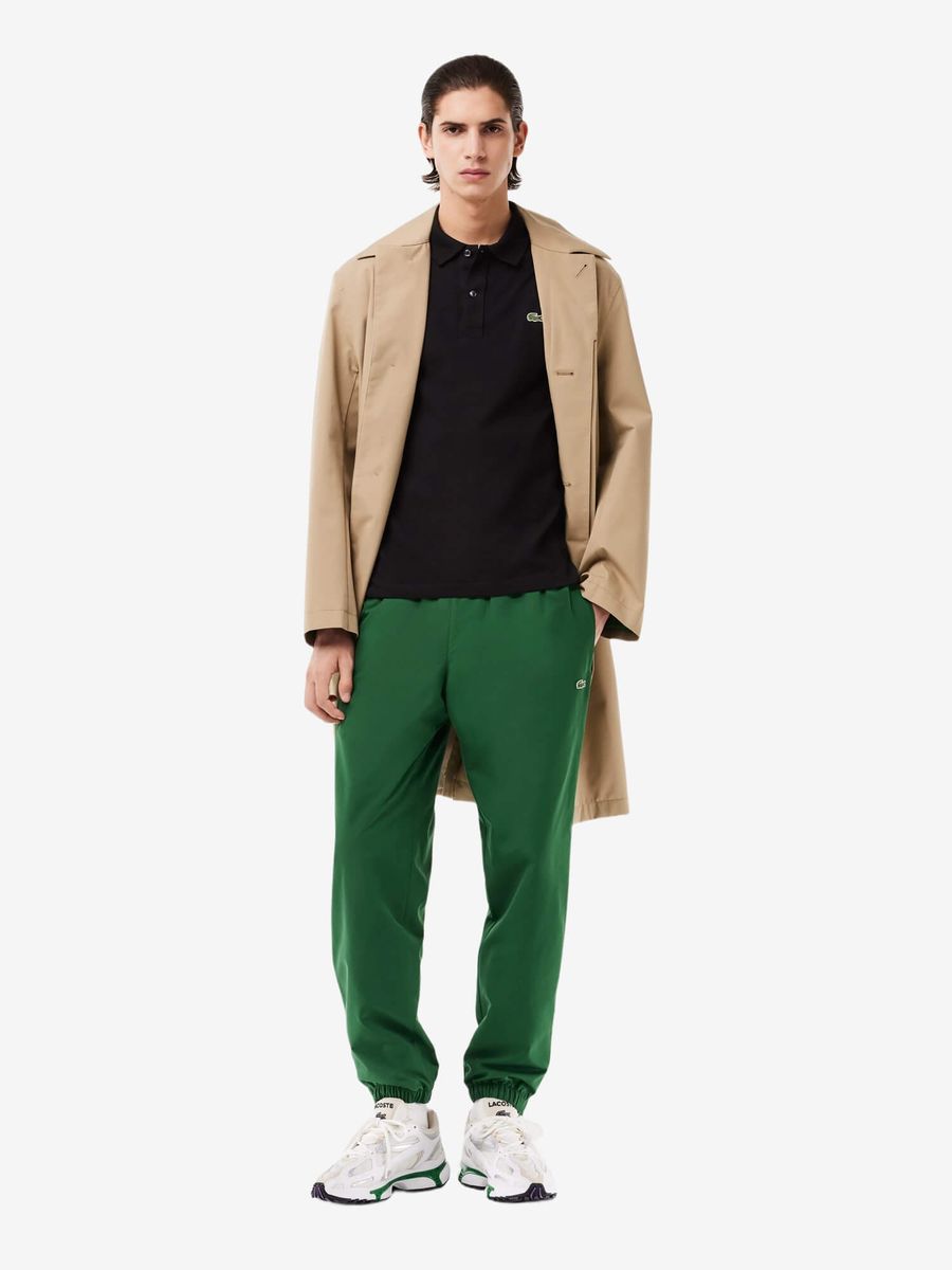 LACOSTE — Футболка Поло Slim Fit L.12.12 Black