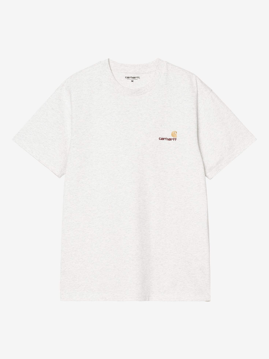 CARHARTT WIP — Футболка American Script Ash Heather