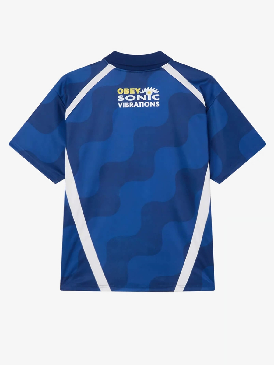 OBEY — Футболка Джерси Soccer Jersey Blue Multi