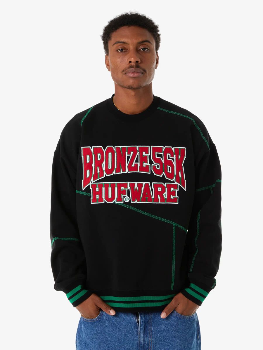 HUF — Свитшот HUF x Bronze56K Hufware Crewneck