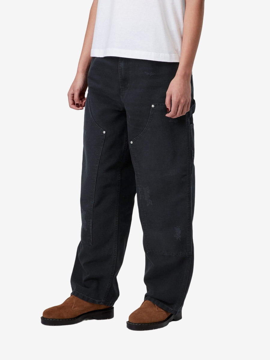 CARHARTT WIP — Джинсы W Brandon Double Knee Black (Grind Wash)
