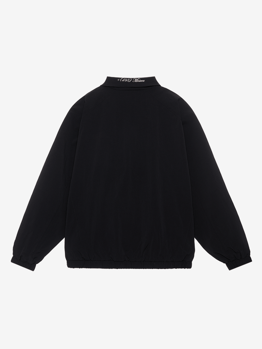 BRÛLER D’AMOUR — Куртка Windbreaker "Désordre" Black
