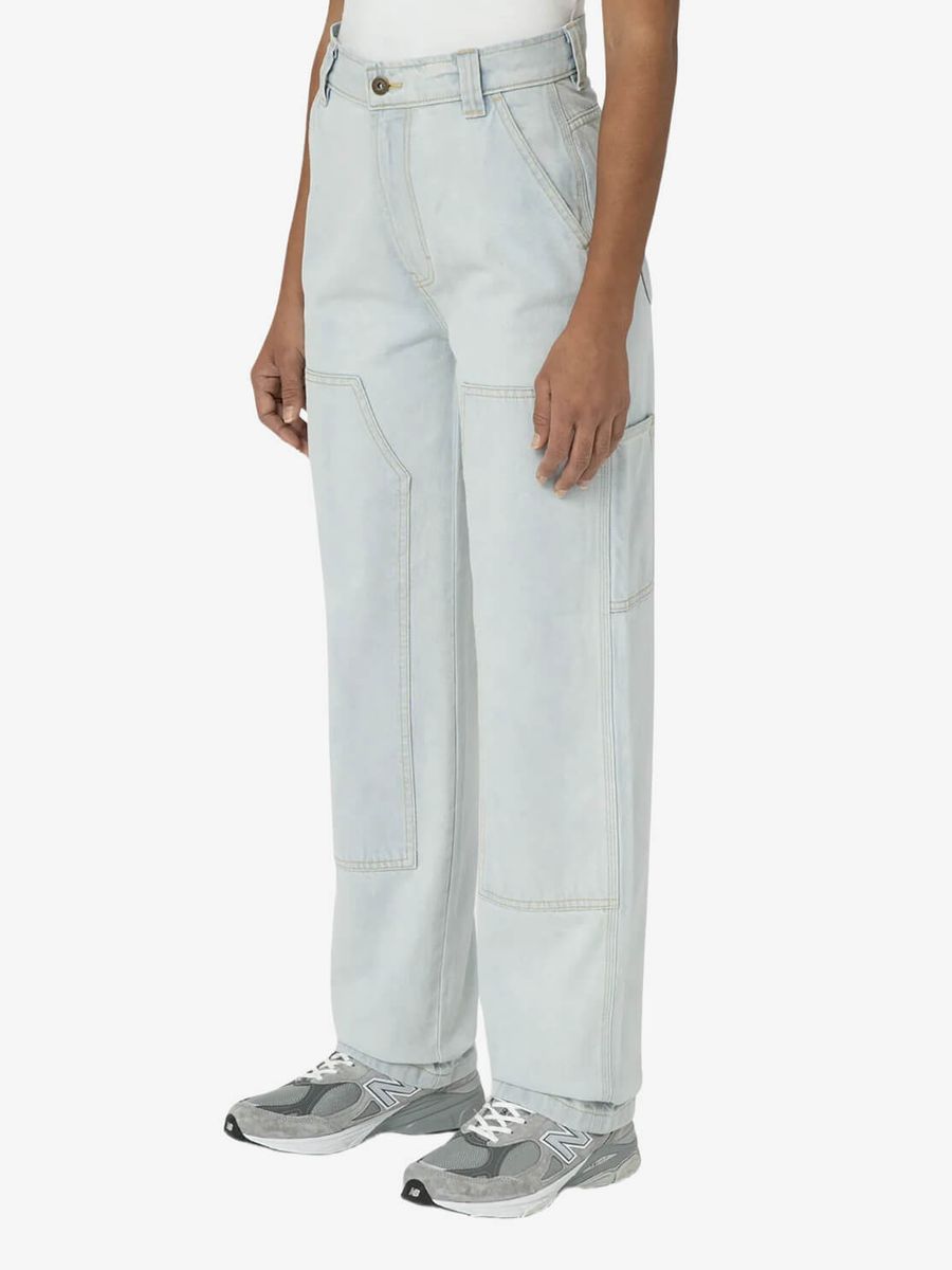 DICKIES — Джинсы W' Madison Double Knee Ultra Light Washed Blue