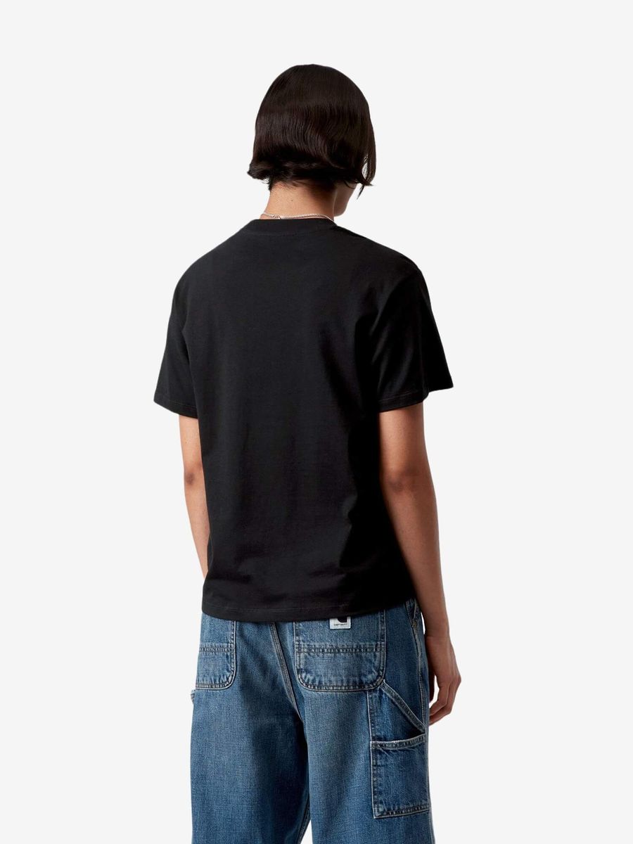CARHARTT WIP — Футболка W' Script Embroidery Black/White
