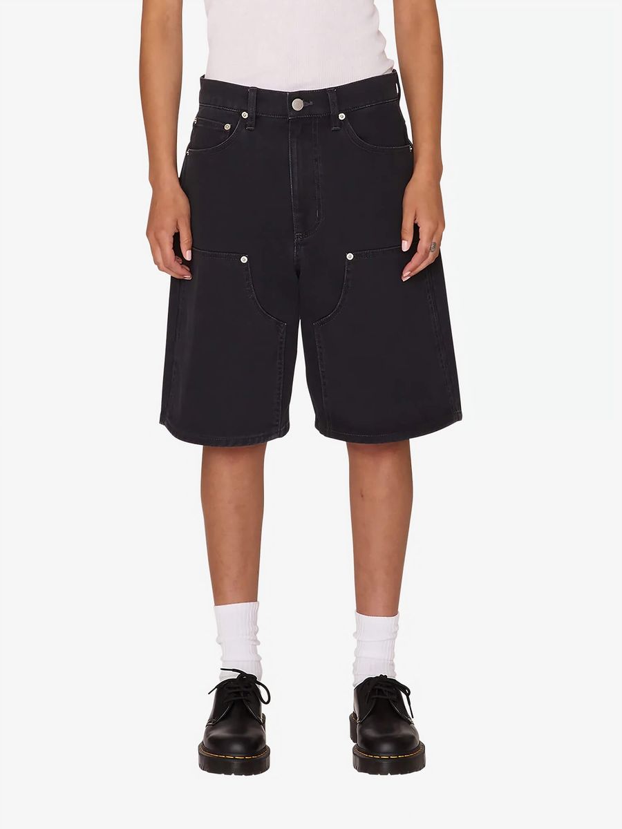 OBEY — Шорты W Shift Panel Short Digital Black (Faded Wash)