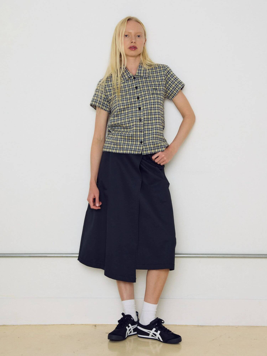 OBEY — Юбка W Arena Wrap Skirt Black