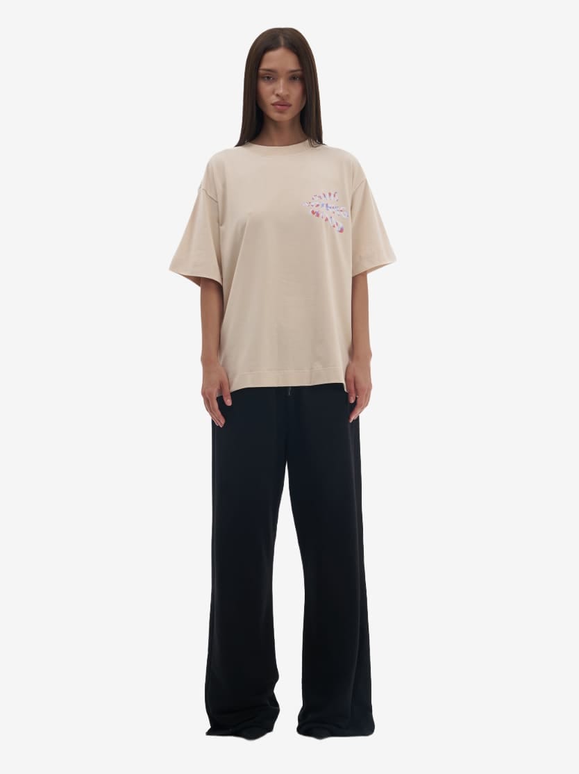 ZNY — Футболка Doing Nothing ss25 Beige