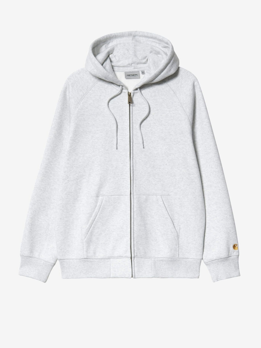 CARHARTT WIP — Zip-Худи Chase Ash Heather/Gold