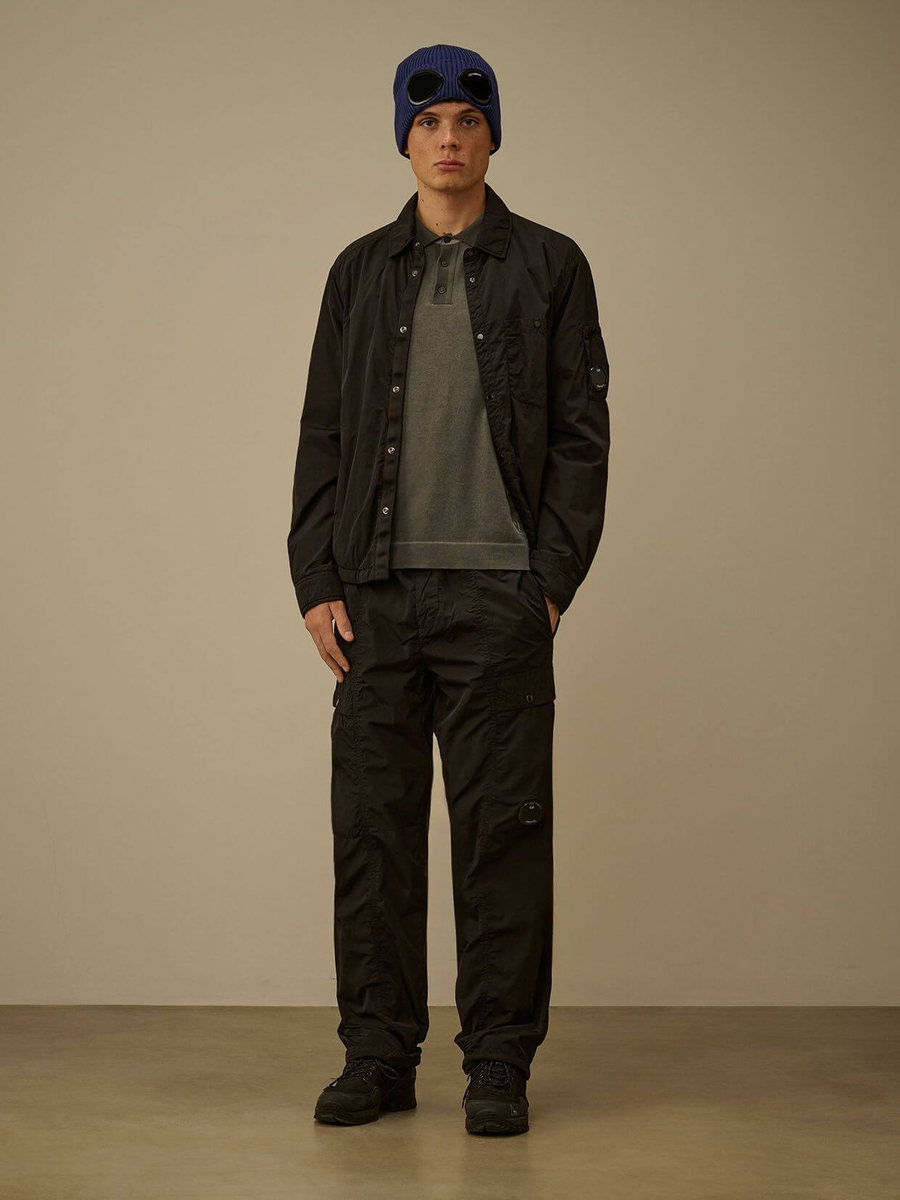 C.P. COMPANY — Штаны Chrome-R Regular Cargo Lens Pants Black