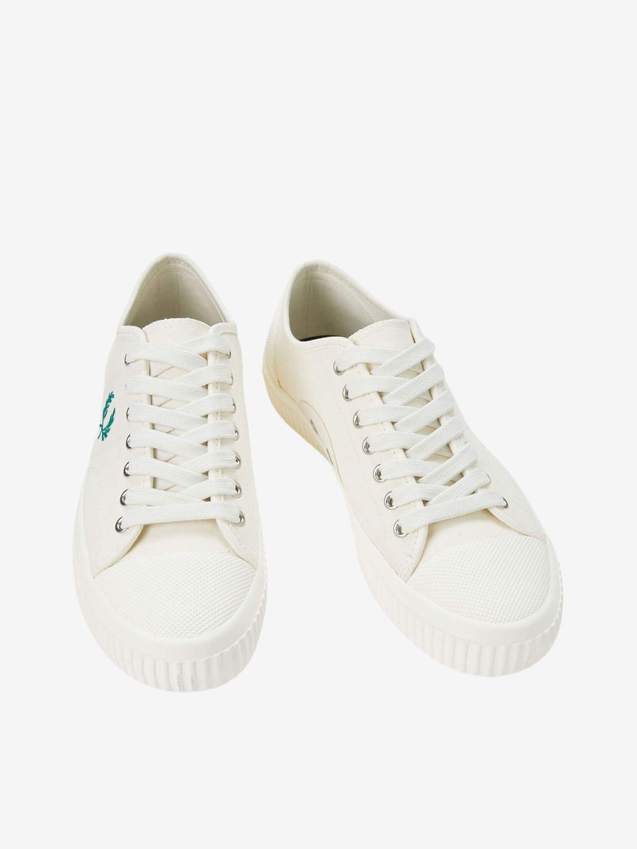 FRED PERRY — Обувь Low Hughes Light Ecru/Green