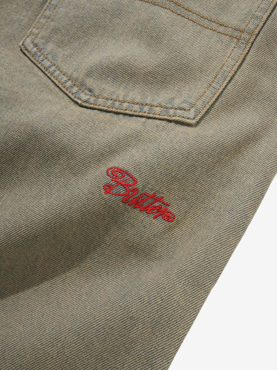 BUTTER GOODS — Шорты Garage Denim Shorts Sunfade Blue