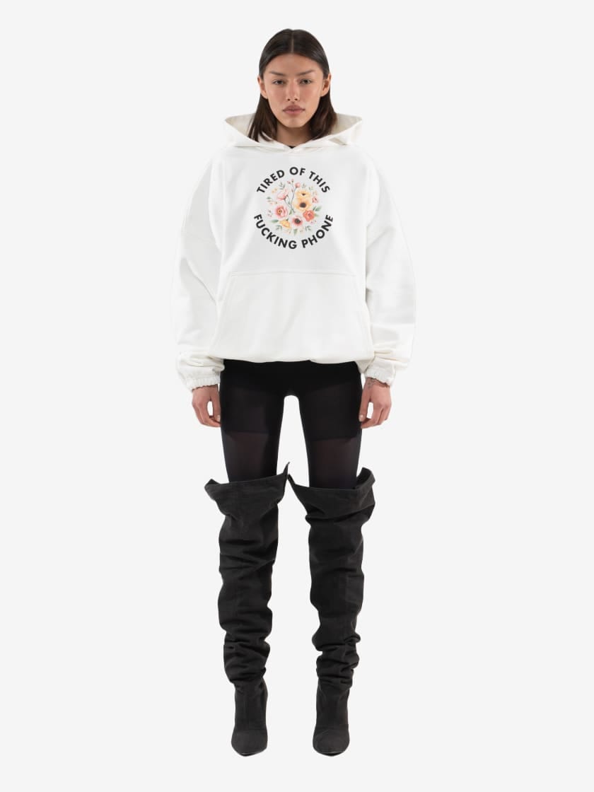 ZNY — Худи Tired ss25 White