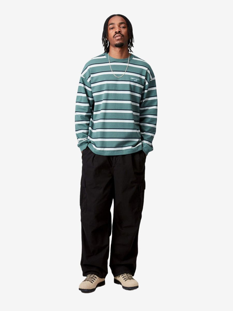 CARHARTT WIP — Штаны Cole Cargo Black (Garment Dyed)