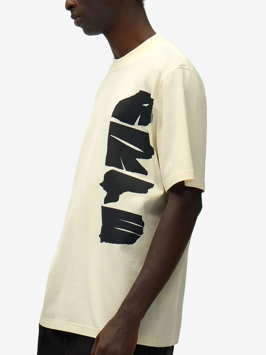 ARTE ANTWERP — Футболка Side Logo Tee Cream