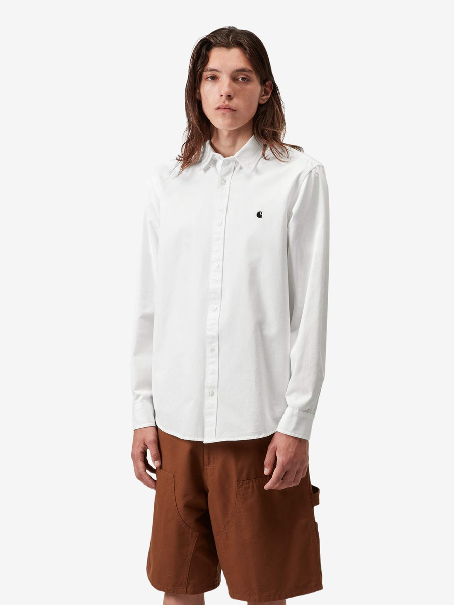CARHARTT WIP — Рубашка Madison White/Black