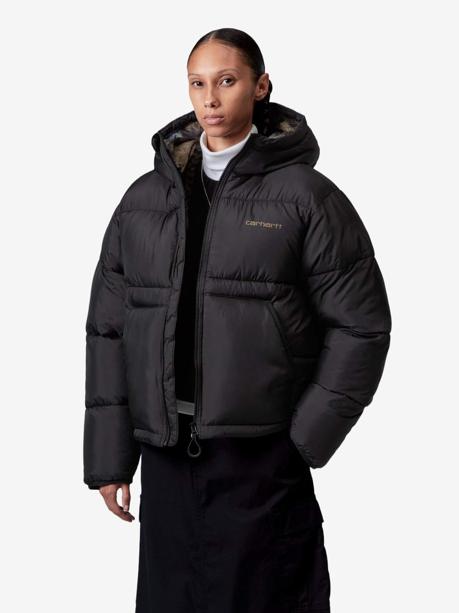 CARHARTT WIP — Куртка W' Toronto Jacket Black/Wild Dog Print